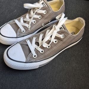 Converse Gray Canvas Sneakers